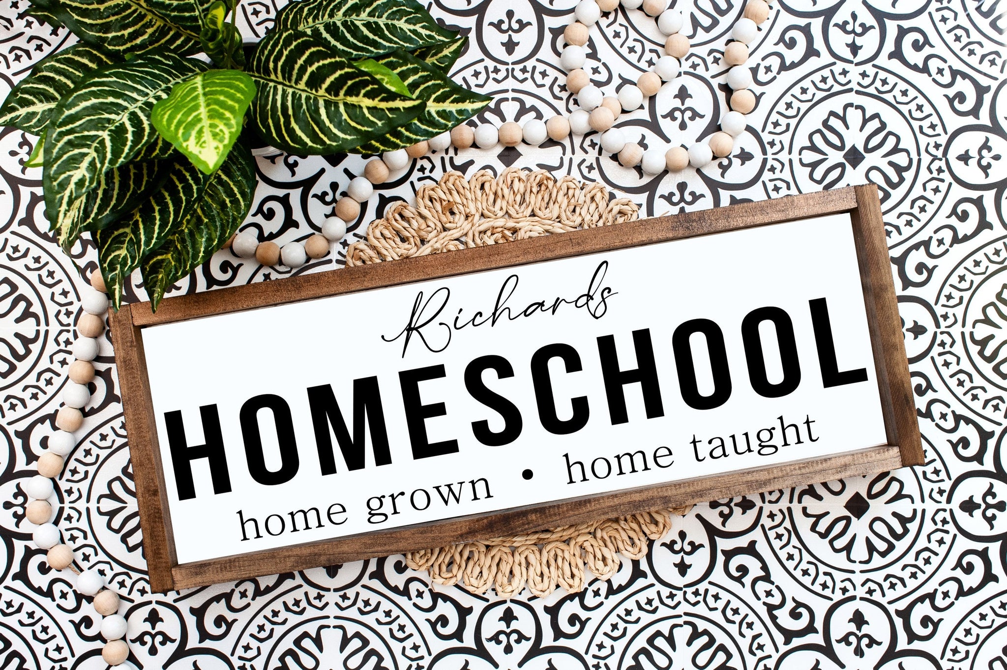 Homeschool Name Sign
