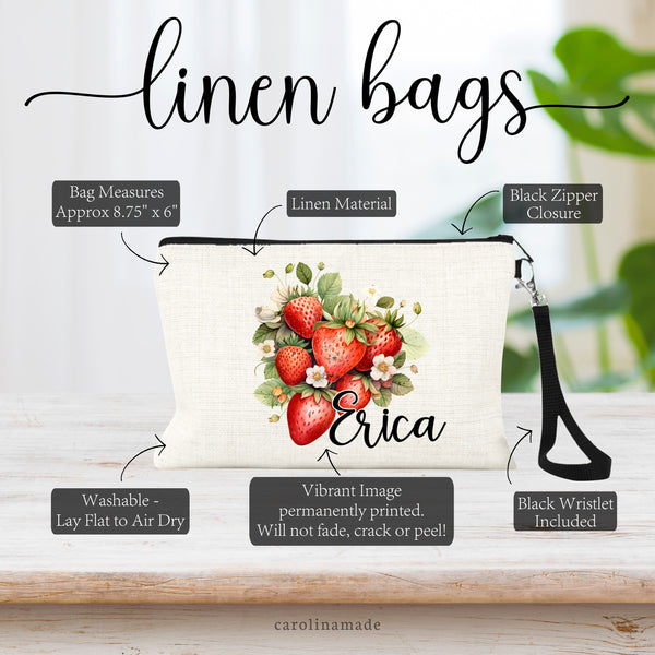 Personalized Inhaler Bag, Asthma Inhaler Pouch, Girl's Inhaler Zipper Pouch, Medication Storage Travel Bag, Custom School Inhaler Bag